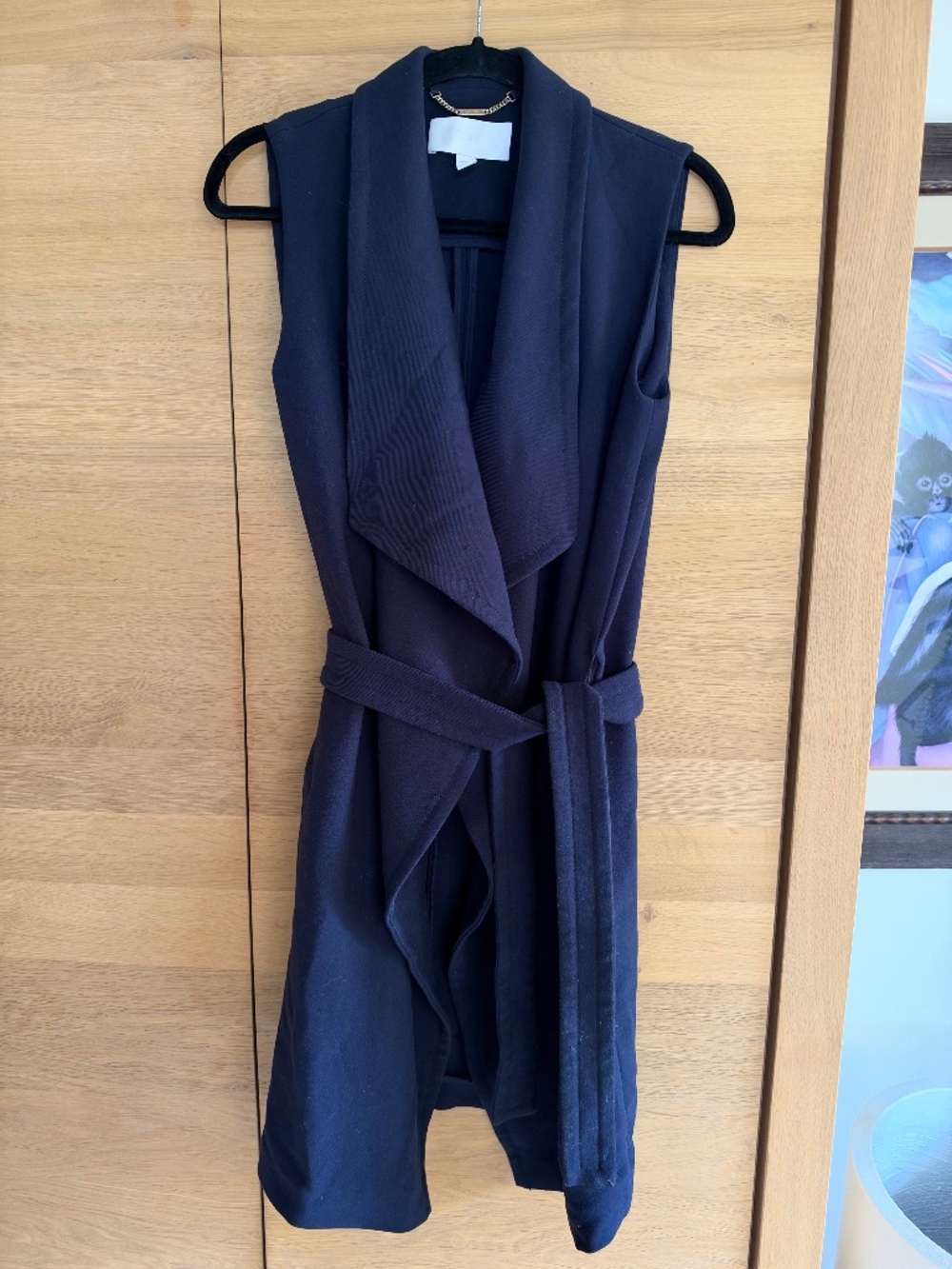 HUGO BOSS COUTURE Navy Wrap Dress / Long Tunic